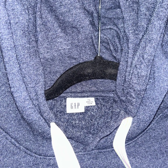 GAP Navy Hoodie with Multicolor Drawstrings - Picture 5 of 5